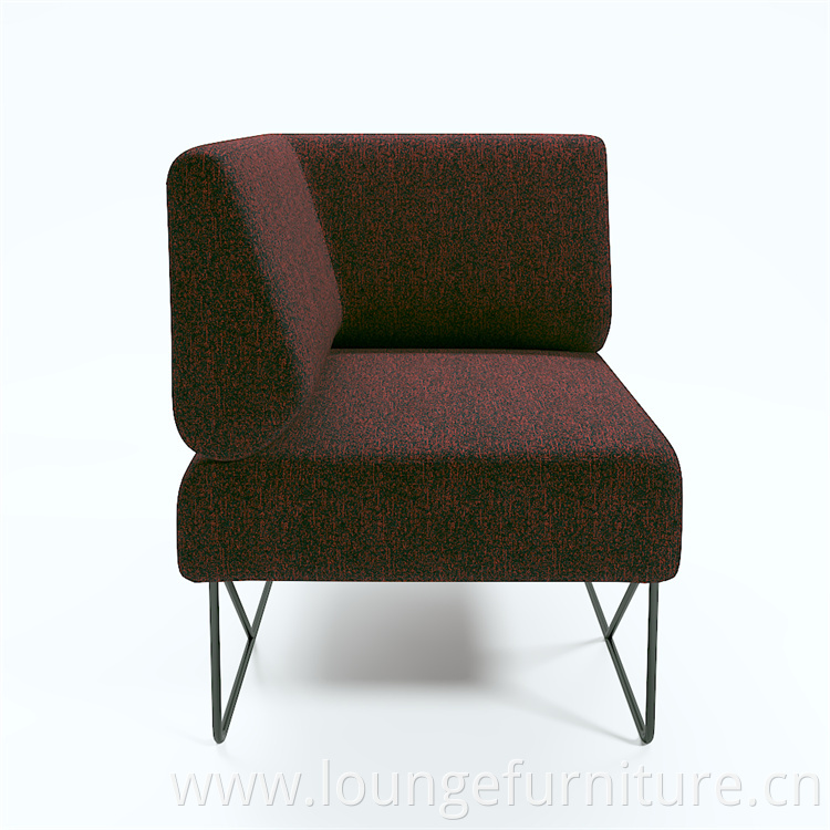 Nordic Solid Color Simple Design Lounge Sofa Chair Dirt Resistant Living Lounge Sofa Chair